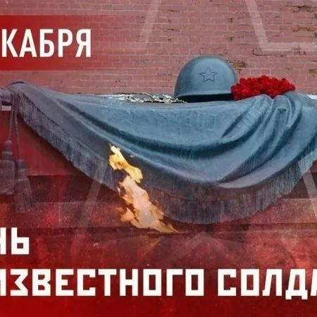 День Неизвестного солдата — памятная дата в России с 2014 года отмечаемая ежегодно, 3 декабря в память о российских и советских воинах, погибших в боевых действиях на территории страны или за её пределами