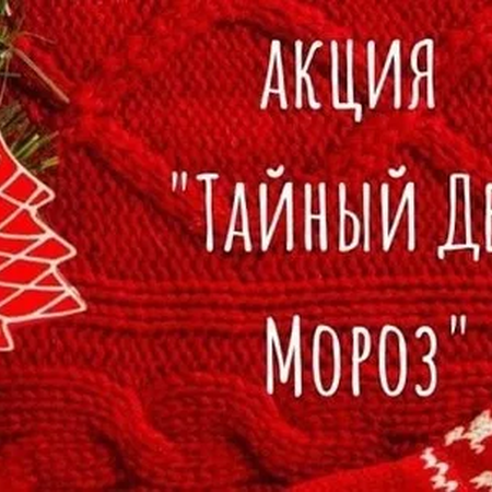 ПРАЗДНИЧНАЯ АКЦИЯ "ТАЙНЫЙ ДЕДУШКА МОРОЗ"