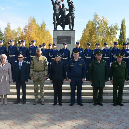 ПЕРВОКУРСНИКИ КАДЕТСКОГО КОРПУСА ПРИНЯЛИ КЛЯТВУ КАДЕТА