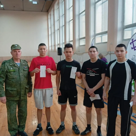 СБОРНАЯ КОМАНДА КОЛЛЕДЖА ПРИНЯЛА УЧАСТИЕ В ВОЕННО-ПАТРИОТИЧЕСКОМ МЕРОПРИЯТИИ