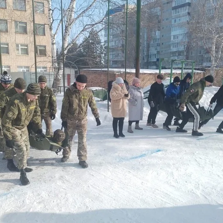 ВОЕНИЗИРОВАННАЯ ЭСТАФЕТА, ПОСВЯЩЕННАЯ ДНЮ ЗАЩИТНИКА ОТЕЧЕСТВА